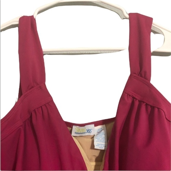 Swim 365 pink tankini swimsuit 20w - Picture 7 of 14